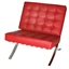 Barcelona Red Chair (Chairs - Accent and Lounge) in Orlando