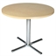 Easy Chrome Base Maple Top Cafe Table in Orlando