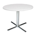 Easy Chrome Base White Top Cafe Table in Orlando