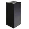 Wood Pedestal Black Tall Wide in Miami, Ft. Lauderdale, Palm Beach