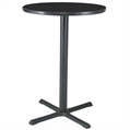 Easy Black Base Black Top Highboy Table in Miami, Ft. Lauderdale, Palm Beach