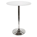 Easy Chrome Tulip Base White Top Highboy Table in Miami, Ft. Lauderdale, Palm Beach