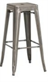 Marcus Backless Barstool Silver in Miami, Ft. Lauderdale, Palm Beach