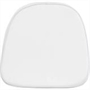 White Fabric Chair Pad