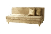 Embossed Gold Velvet Sofa in Miami, Ft. Lauderdale, Palm Beach