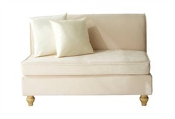 Milano Loveseat - Ivory in Miami, Ft. Lauderdale, Palm Beach