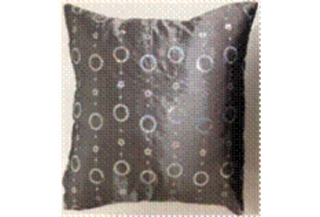 Pillow Silver with Sequin Circles (Pillows) in Orlando