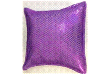Pillow White with Purple Sequins (Pillows) in Orlando