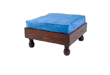Moroccan Ottoman Blue Cushion (Ottomans) in Orlando