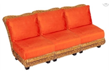 South Seas Orange Sofa Sectional (Sofas) in Orlando