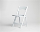 zz Folding Chair Padded White in Orlando