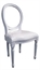 Medallion White Chair with Clear Back (Chairs - Dining) in Orlando