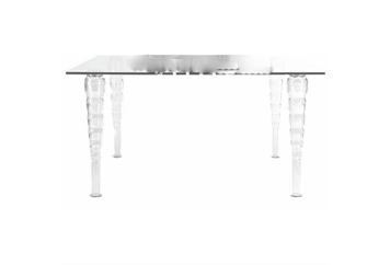 Ice Dining Table - Glass and Acrylic (Tables - Dining) in Orlando