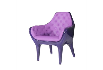 Showtime Chair Purple (Chairs - Accent and Lounge) in Orlando