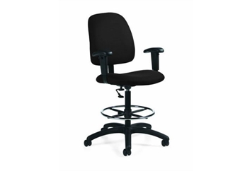 Drafting Chair Black Goal (Chairs - Office) in Orlando
