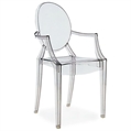 Ghost Clear Chair With Arms in Orlando