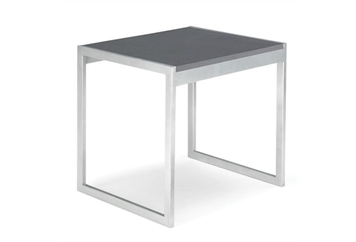 Aria Charcoal End Table (Tables - End) in Orlando