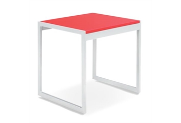 Aria Red End Table (Tables - End) in Orlando