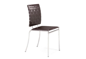 Criss Cross Espresso Chair (Chairs - Dining) in Orlando