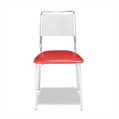 Dining-Chairs-Silk-Back-Chair-Red-Red-Vinyl-Metal