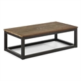 Coffee-Tables-Civic-Cocktail-Table-Brown-Metal-Wood