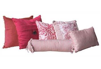 Rustic Red Pillows in Miami, Ft. Lauderdale, Palm Beach