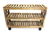 Sonoma Wood Console Cart in Miami, Ft. Lauderdale, Palm Beach