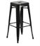 Marcus Backless Barstool Black in Miami, Ft. Lauderdale, Palm Beach