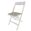 Vintage Folding Chair - White Wash in Miami, Ft. Lauderdale, Palm Beach