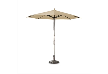 Umbrella with Base - Khaki in Miami, Ft. Lauderdale, Palm Beach