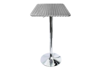 Brushed Metal Cafe Table in Orlando