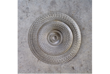 Gold Glass Burst Charger Plate in Orlando