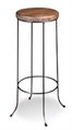 Sequoia Iron Base Backless Barstool in Orlando