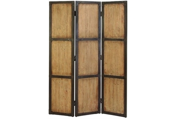 Wood Metal 3 Panel Screen in Orlando
