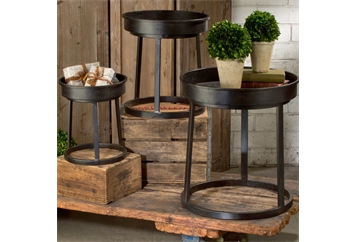 Metal Stacking Table - Small in Naples, Marco Island, Ft. Myers