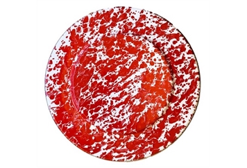 Splatterware Red Charger in Naples, Marco Island, Ft. Myers