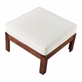 Urban Garden Ottoman - White in Naples, Marco Island, Ft. Myers