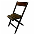 zz Vintage Wood Folding Chairs - Espresso in Tampa, St Petersburg