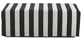 Black and White Stripes Bench in Miami, Ft. Lauderdale, Palm Beach