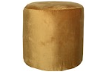 Gold Velvet Ottoman in Miami, Ft. Lauderdale, Palm Beach