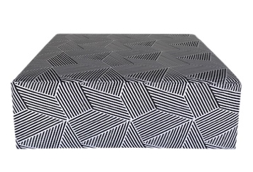 Graphic Stripe Ottoman in Miami, Ft. Lauderdale, Palm Beach