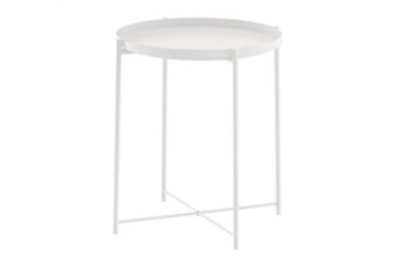 Lilly Tray Table - White in Miami, Ft. Lauderdale, Palm Beach