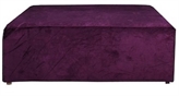 Purple Velvet Ottoman in Miami, Ft. Lauderdale, Palm Beach