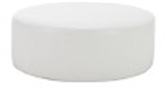 White Ottoman - Round in Miami, Ft. Lauderdale, Palm Beach