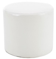 White Ottoman - Small in Miami, Ft. Lauderdale, Palm Beach