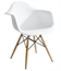 Eames Chair - White with arms in Orlando