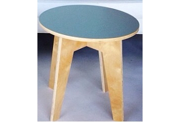 Flattered End Table - Blue in Orlando