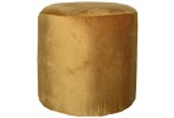 Gold Velvet Ottoman in Orlando