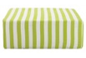 Green Stripe Ottoman in Orlando