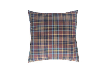 Pillow - Blue Stream Plaid in Orlando